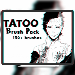 Free Tatoo Brush Pack for Procreate by BasicX