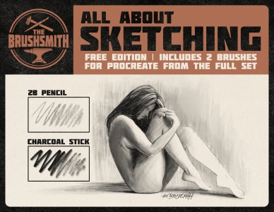 All About Sketching | Free Edition Brush Set for Procreate by The Brushsmith