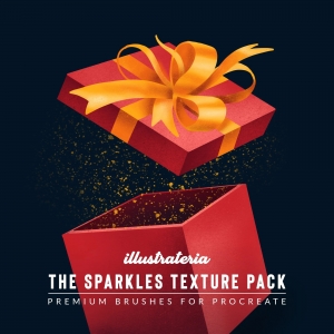 The Sparkles Texture Pack - Brushes for Procreate by illustrateria