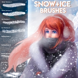 Free Christmas Brushes (Ice, Snow and much more) for Procreate
