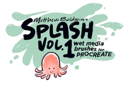 Free Splash Procreate Brush for Procreate by MattyB