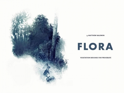 Free FLORA Vegetation Brushes For Procreate by MattyB