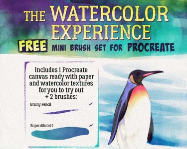 FREE Watercolor Brushes for Procreate