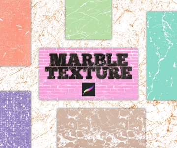 Fooarc Marble Texture Brushes for Procreate